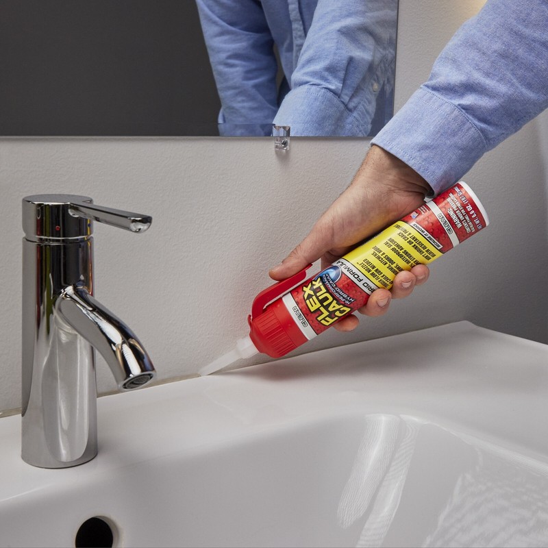 Flex Caulk, Waterproof & Weatherproof Hybrid Polymer Sealant, Strong, Paintable gallery