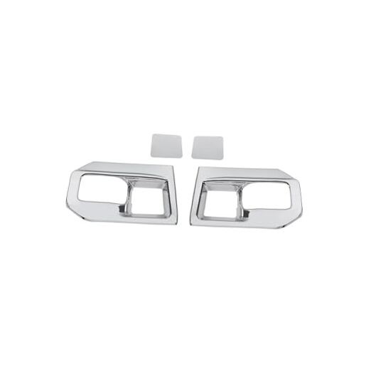 for RAM Inner Door Handle Cover Trim for RAM 1500 2011-2017 Chrome Silver