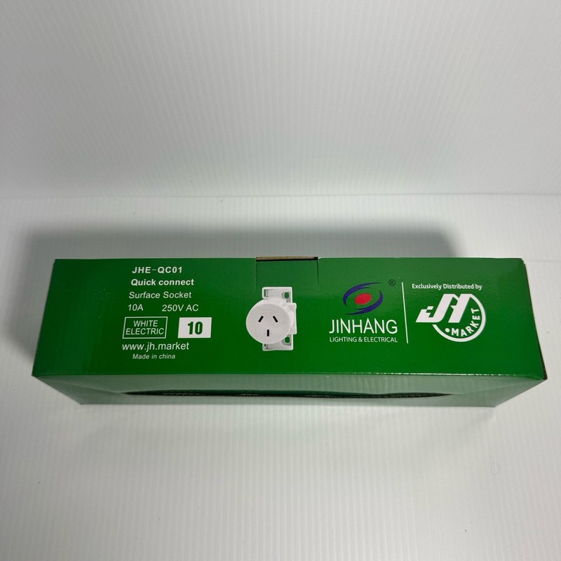 Quick Connect Surface Socket Outlet Plug Base 10x NEW 250VAC 10 Amp - 3 Pin AUS gallery