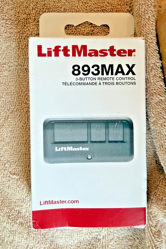 LiftMaster 893Max Remote Control – Black