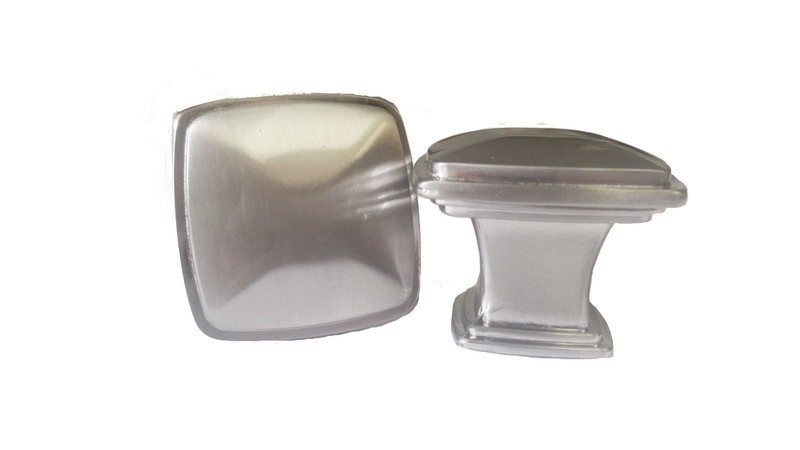 Cabinet Pulls Knobs Handles Kitchen Modern Square Nickel Black Champagne Bronze