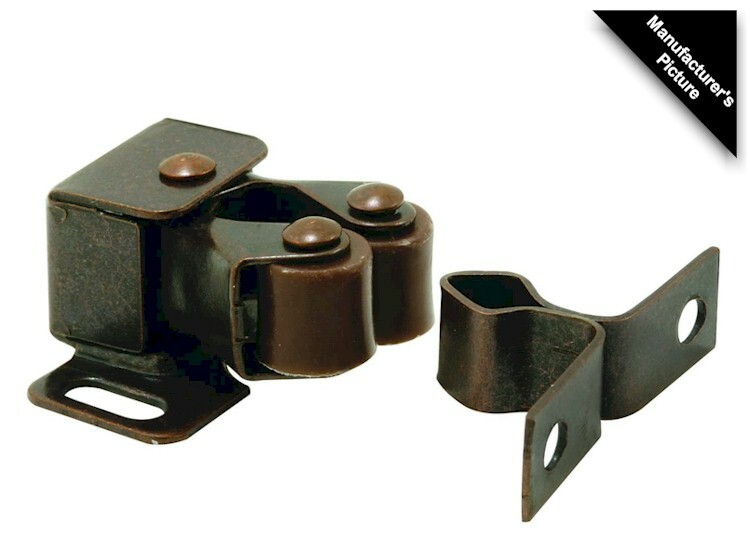 NEW Prime-Line MP7174 Door Catch, 1-1/4 in, Steel, Bronze, Spring-Loaded, 5 Pack