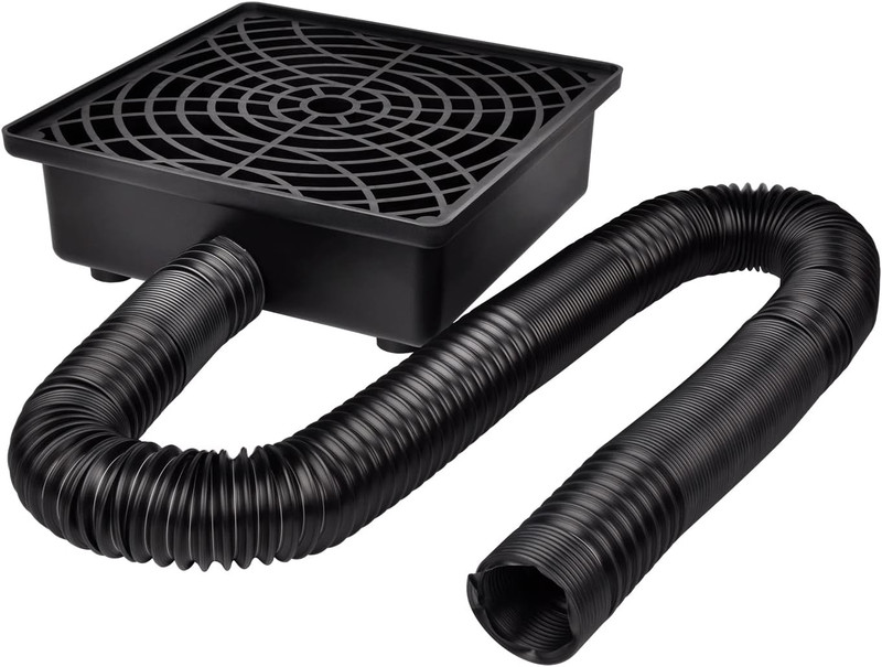 Catch Basin Gutter Downspout Extensions, 12″×12″ Low Profile Catch Basin Downsp