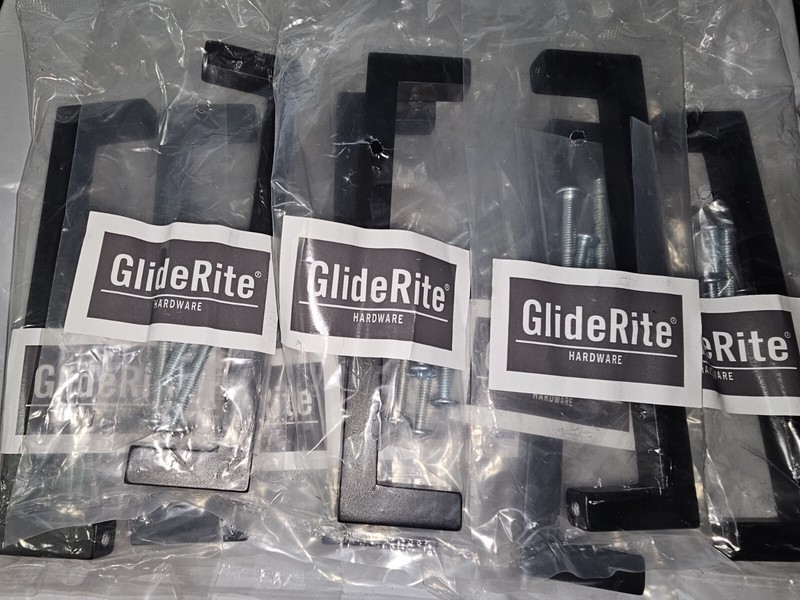 GlideRite 5″ CC Solid Square Slim Kitchen Bar Pull Matte Black – 21683-128-MB-10