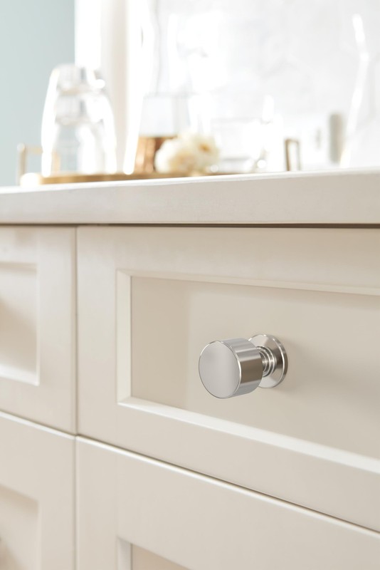 Balon 1 Inch 25mm Diameter Polished Nickel Cabinet Knob Round Hardware gallery