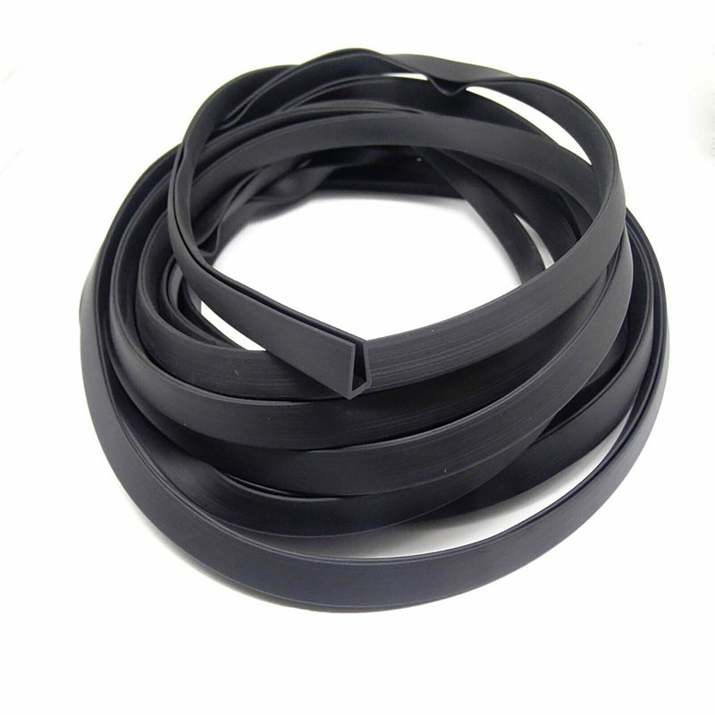 1mm~12mm Edge Protection Frame Profile Rubber Edging Trim Seal U-profile Slot gallery