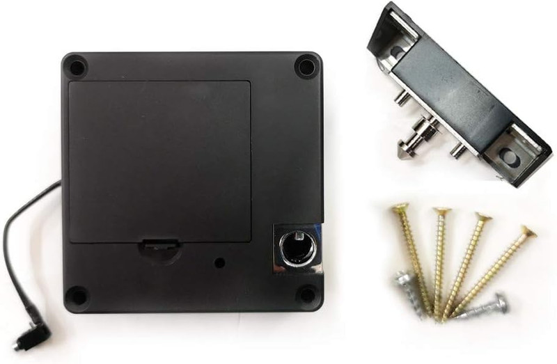 Invisible Cabinet Lock, Hidden NFC Lock DIY RFID Latch with USB Cable Power for gallery
