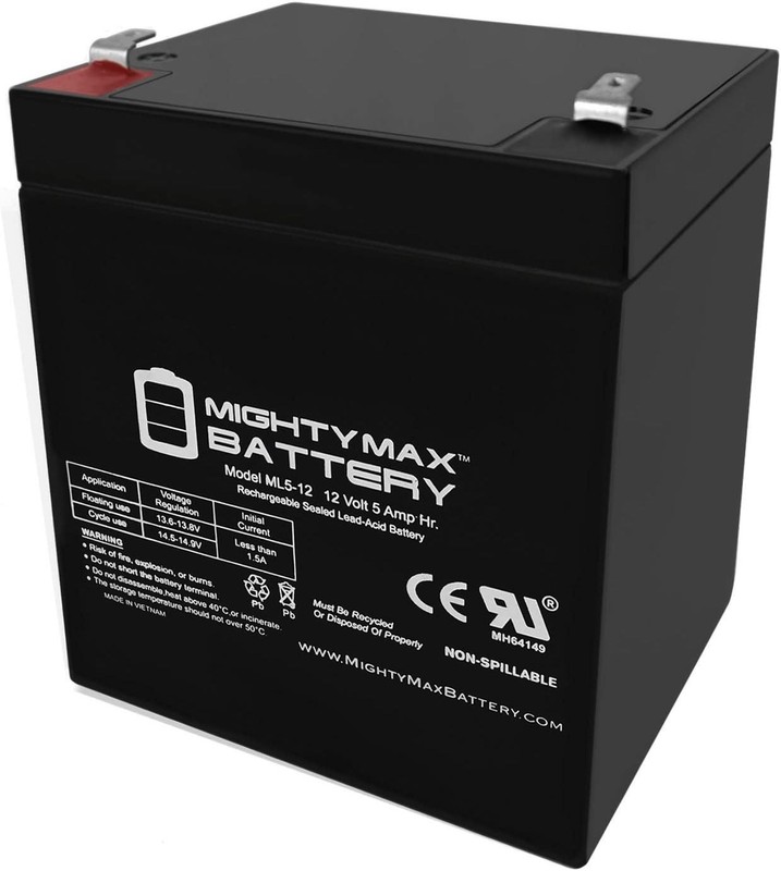 Lightweight 12V 5AH SLA Battery - Ultimate Backup Solution for Garage Openers gallery