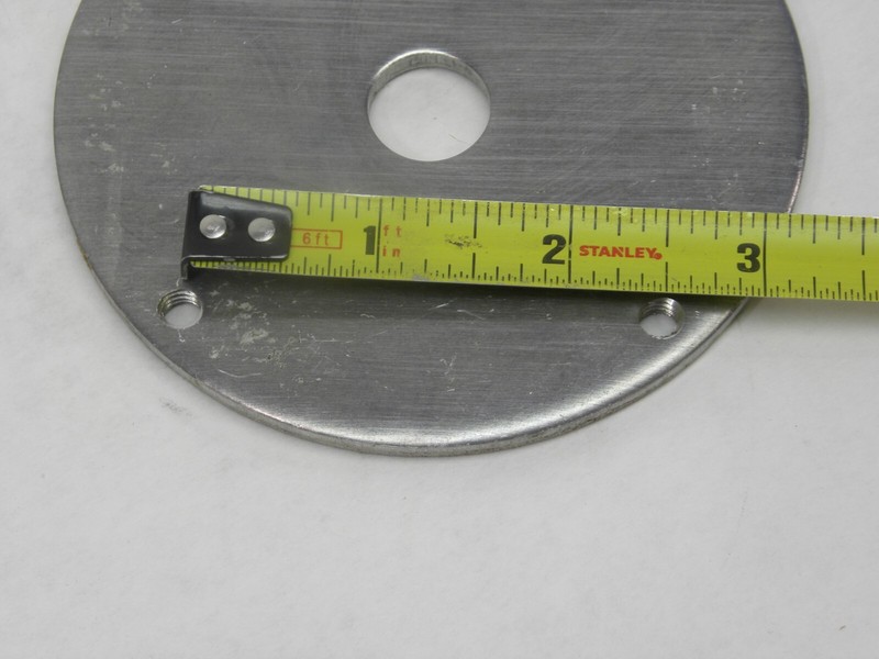 NEW!! Threaded Hand Railing Aluminum Post Flange Floor Plate Mounting Bracket SI gallery