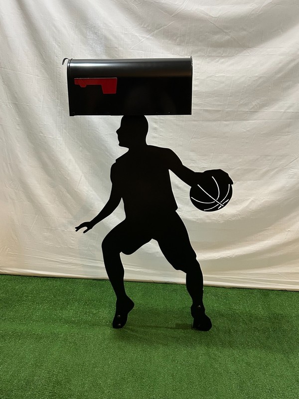 Basketball Mailbox Post