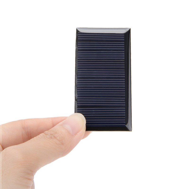 5Pcs 5V 60mA Poly Mini Solar Cell Panel Module DIY for Light Toy Charger 68x37mm gallery