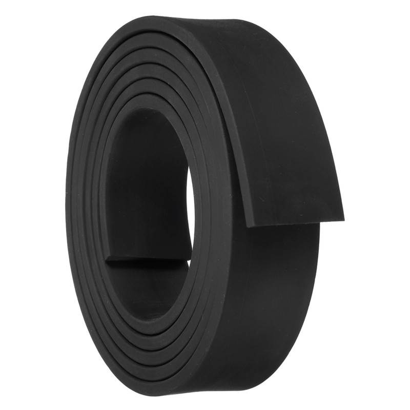 Neoprene Rubber Sheet Rolls Solid Rubber Seal Strip 3/16"T x 1.2"W x 5'L