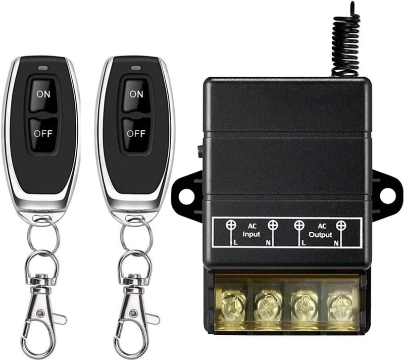 40A High-Power RF Remote Control Relay Switch Strong Signal/Multi-Mode/Wide Appl