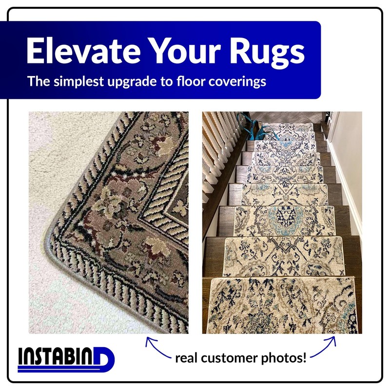54 ft Roll Premium Carpet Edge Binding – Regular Style Carpet Edge Trim - Do-... gallery