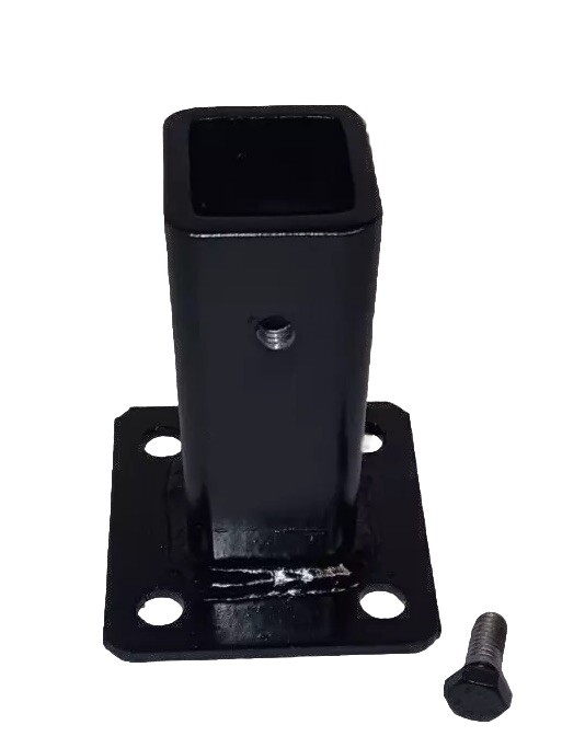 Stair Railing 4" Repair Base Broken 1" loose POSTS slips IN tube NO welding Blk gallery