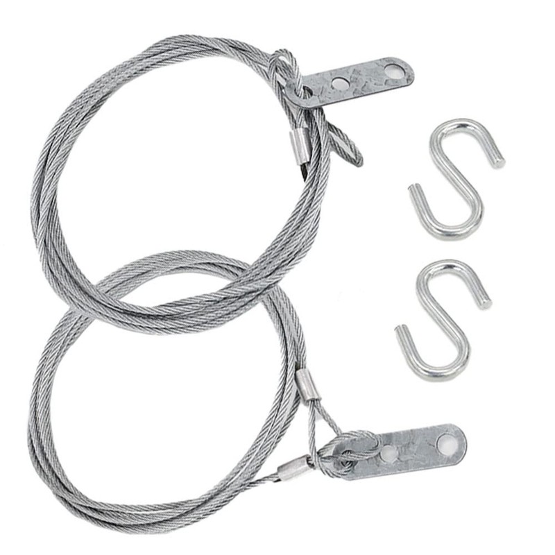 Garage Door Safety Cable for Extension Springs Galvanized Carbon Steel 8-1/2 …