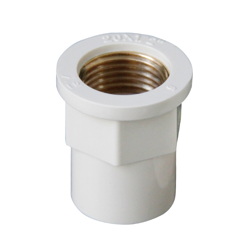 Copper Threaded 20-32mm ID PVC Fish Tank Drain Pipe Connector Water Tank Joints