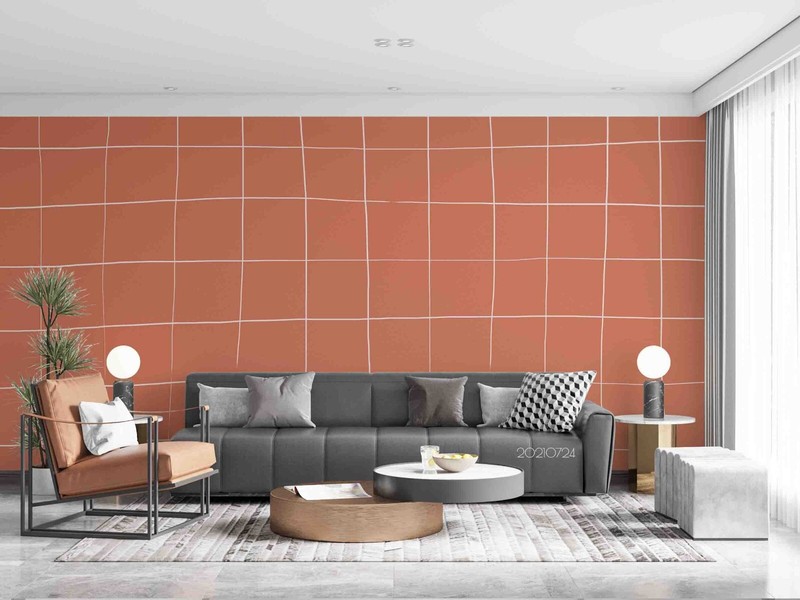 3D Red Quadrilateral Geometry Pattern Wallpaper Wall Murals Removable Wallpaper gallery