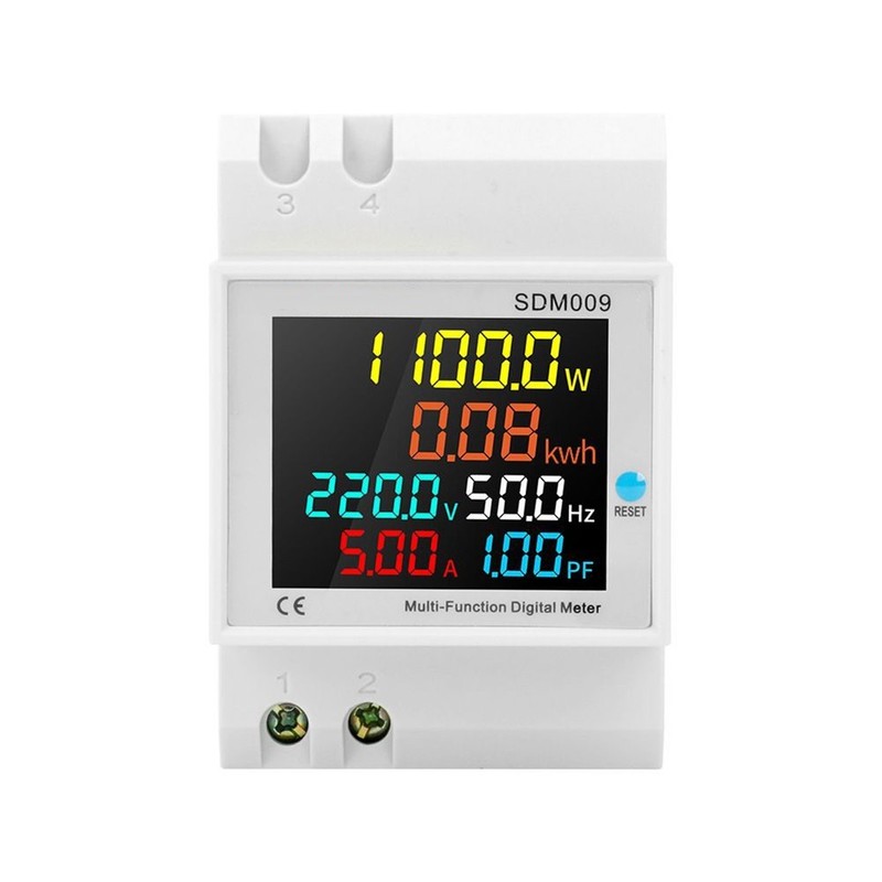 Electricity Meter Meter Without Dead Angle 0-1PF 0-30000W 178?? Viewing