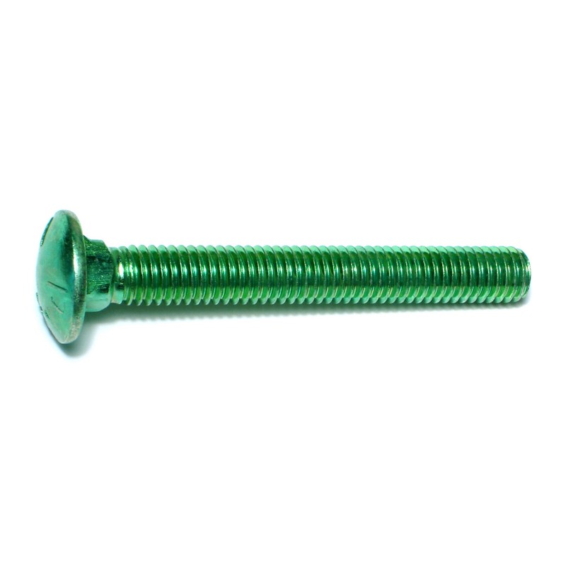7/16″-14 x 3-1/2″ Green Rinsed Zinc Grade 5 Carriage Bolts (31 pcs.)