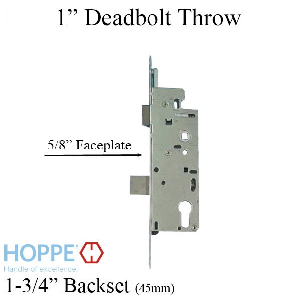 Hoppe Mortise Single Point Lock Rotation Limiter 1 Inch Deadbolt Throw 60/92 gallery