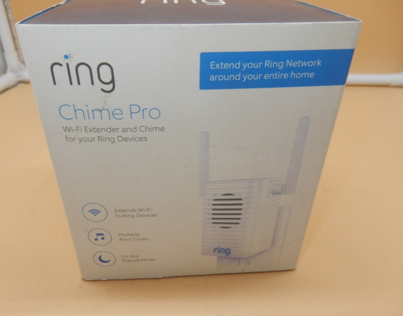 New Ring Chime Pro Wi-Fi Extender & Chime Accessory Ring Doorbell Cameras NOS