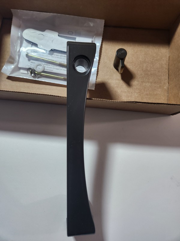 PELLA BROWN EXTERIOR HANDLE FOR SLIDING DOOR OX, NEW IN BOX **FREE SHIPPING***