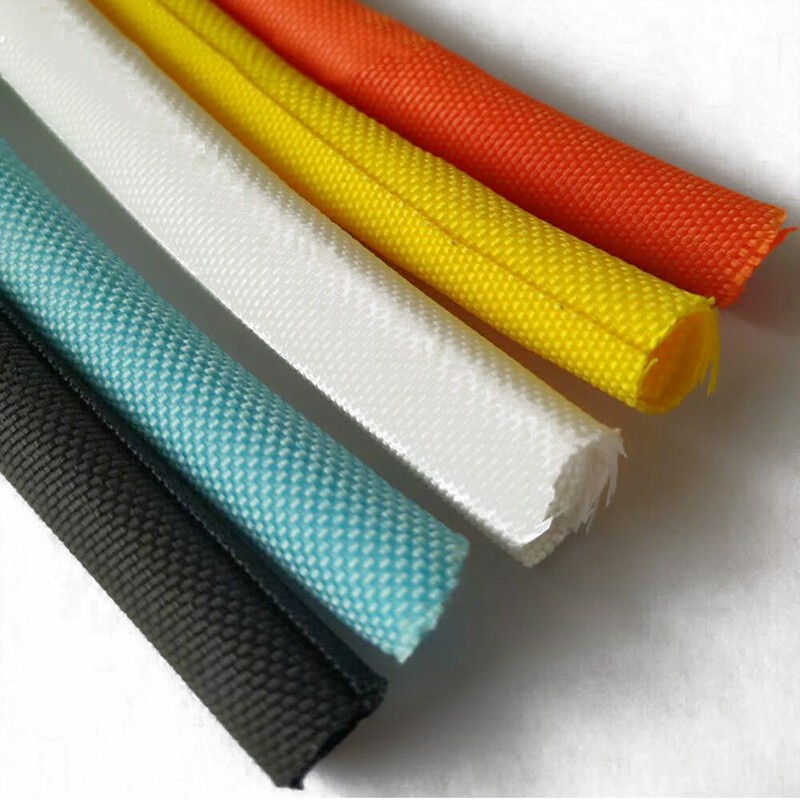 Split Braided Cable Sleeving Self-Wrap Around Tubing Wire Loom Cord Managerment