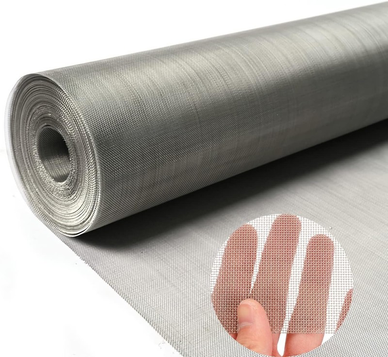 MYOYAY 304 Stainless Steel Window Screen Roll 47IN x 98FT