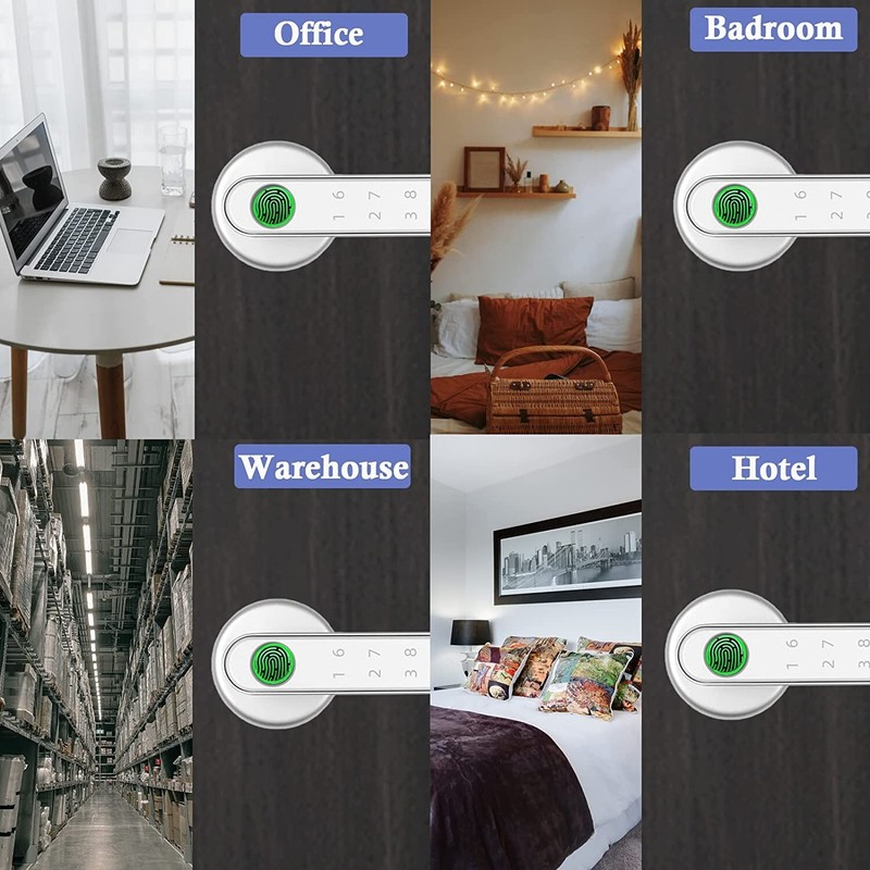 Fingerprint Door Lock Biometric Smart Door Lock Digital Keypad Door Lock gallery