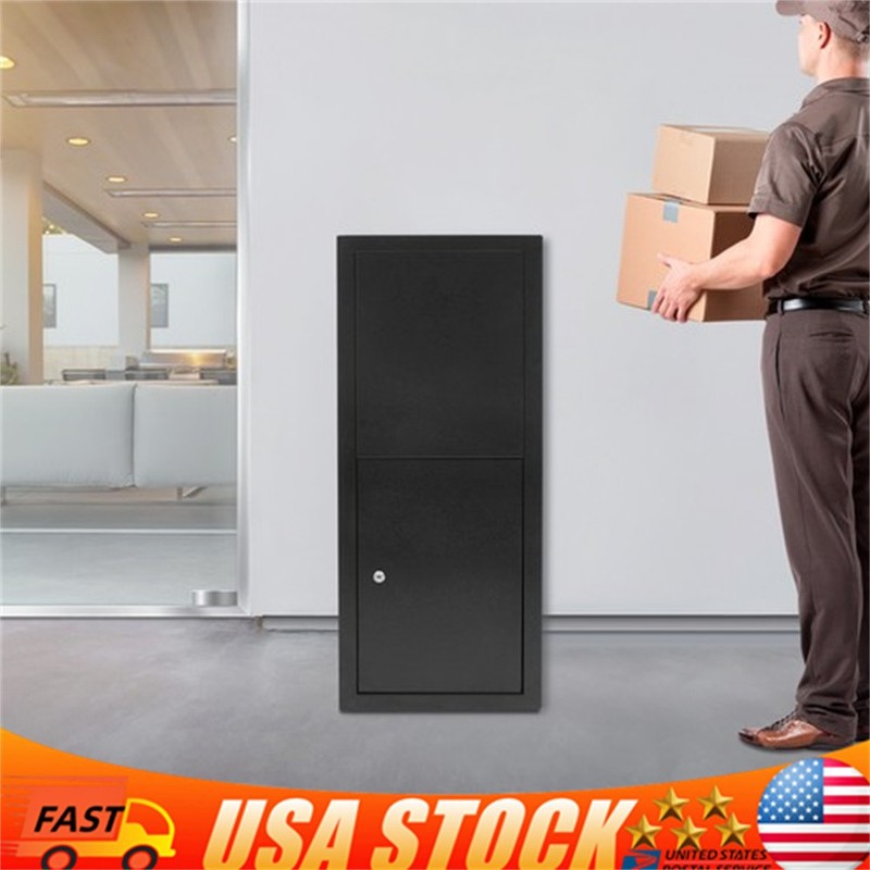 Parcel Drop Box Package Delivery Case Large Envelopes Mail Boxes with Key Lock