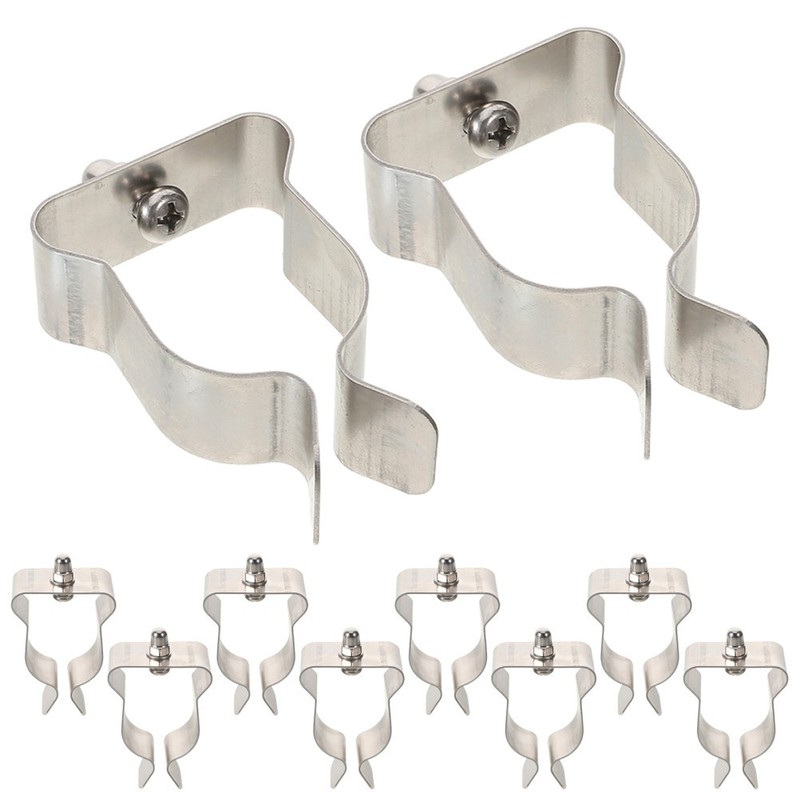 Window Well Cover Spring Clip Plate for Glass Greenhouse Panel Retainer Clips