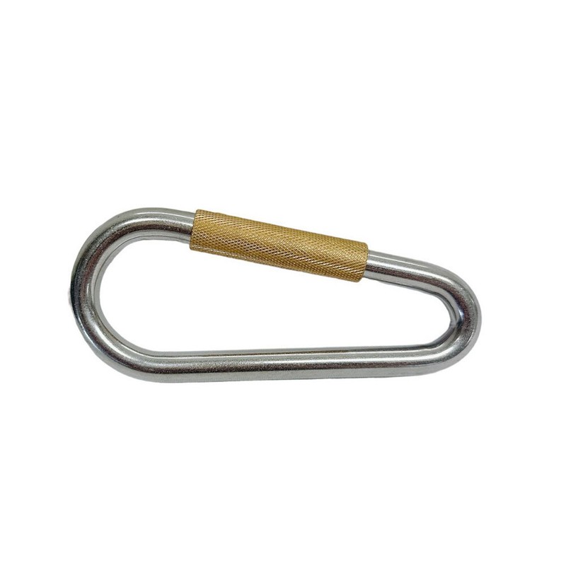 5/16" Carabiner Quick Link Spring Loaded Lock, 5-1/8"L T304 Stainless Steel 4Pcs gallery
