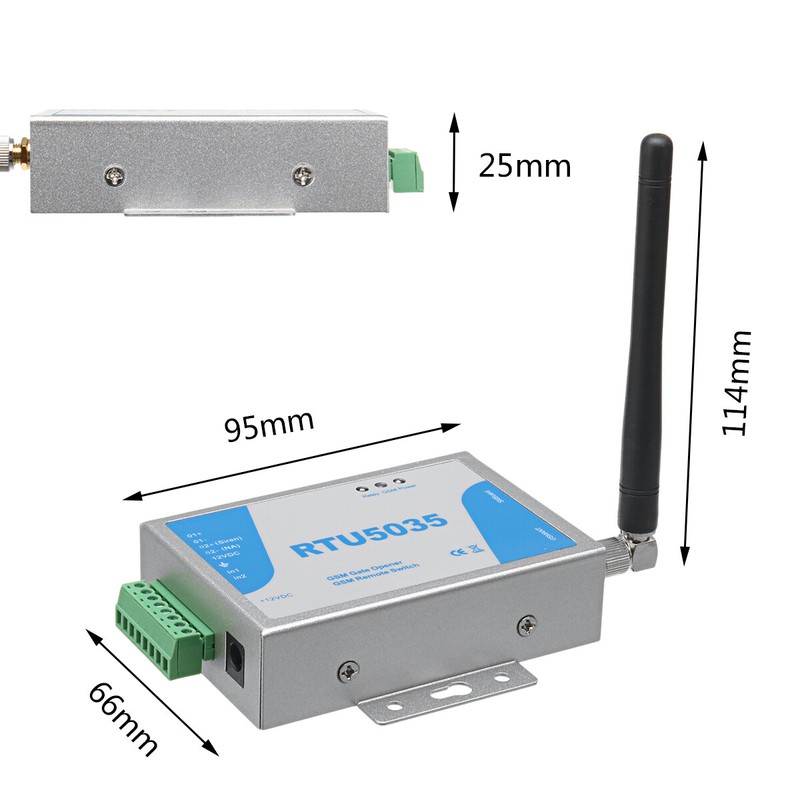 GSM Gate Opener Relay Remote Control Door Access On/Off Switch Free Call RTU5035 gallery