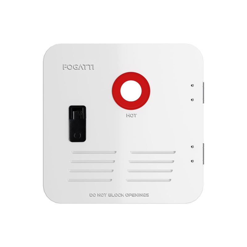 RV Water Heater Replacement Door Kit 15″ x 15″ White for FOGATTI Tankless