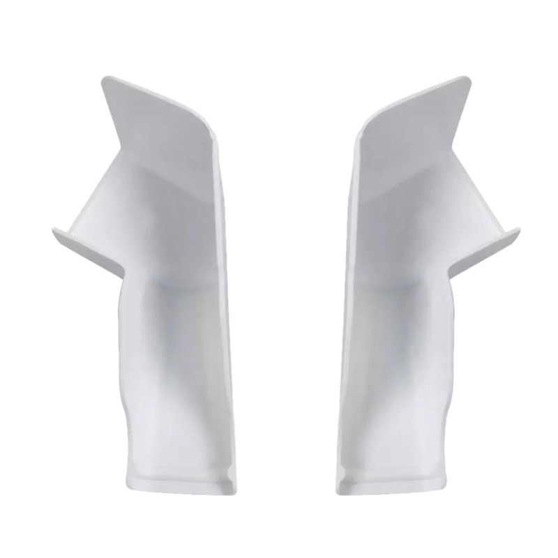 2/4pcs RV Campers Rain Gutter Spout Extensions Long Version Left and Right