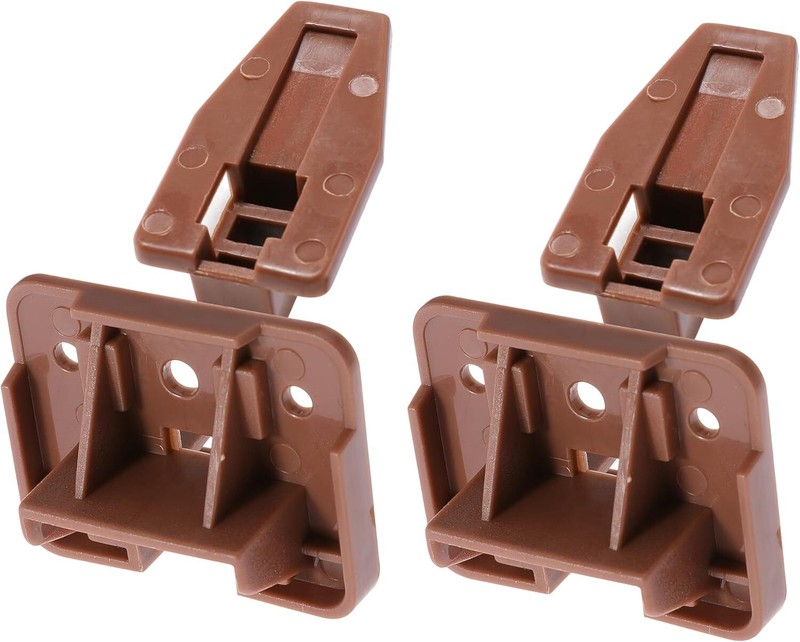 10PCS Drawer Slide Track Guide Glide for Center Mount Drawer for Dressers and fo gallery