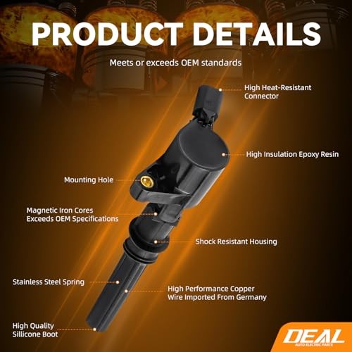 DEAL Ignition Coil Pack - Compatible with F-150 F-250 F-350 E-150 E-250 E-350 gallery