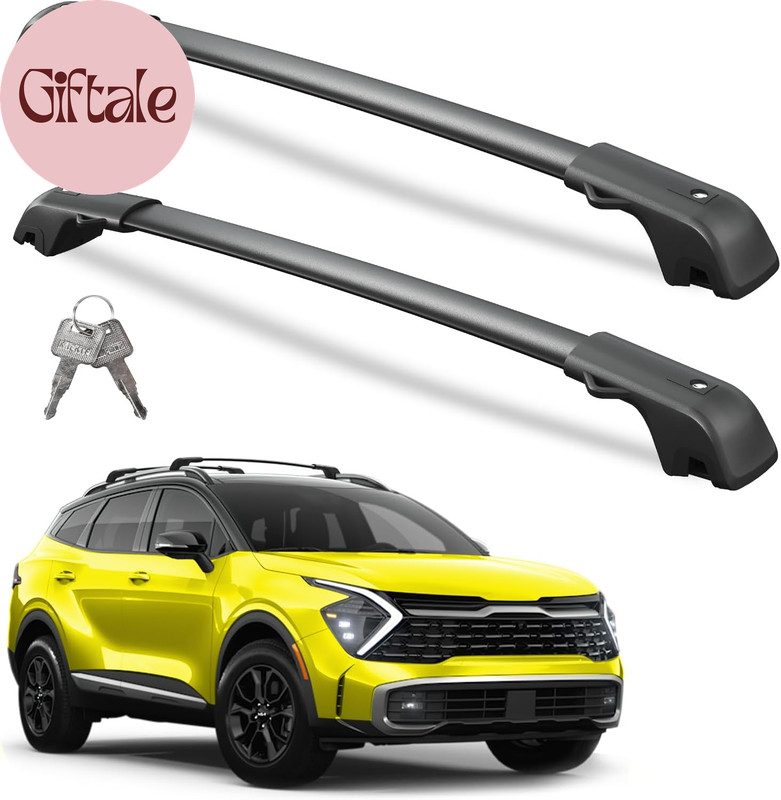 300Lb Roof Rack Cross Bars Compatible with 2023-2026 Kia Sportage X-Line Awd/X-P