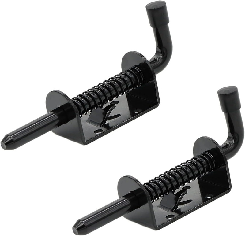 5 Inch Spring Loaded Latch Bolt, Heavy Duty Spring Loaded Latch Pin Door Lock,1/ gallery