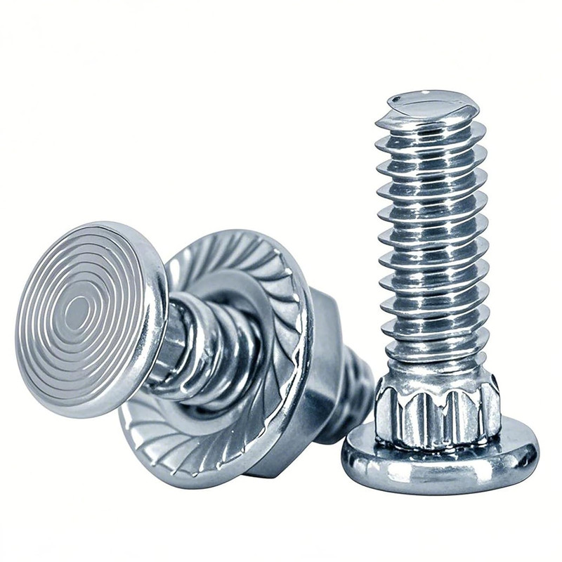 Garage Door Vertical/Curve Track and Extension Ladders Bolts & Lock Nuts, 1/4″ X