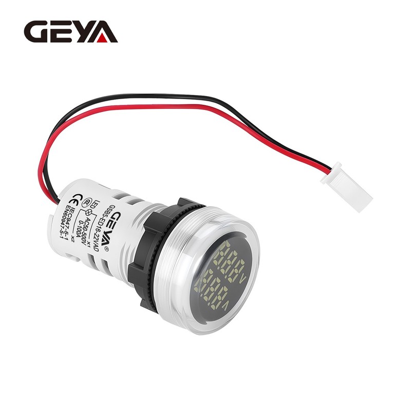 GEYA Voltmeter Digital Ammeter LED Tester Indicator AC30-500V 0-100A