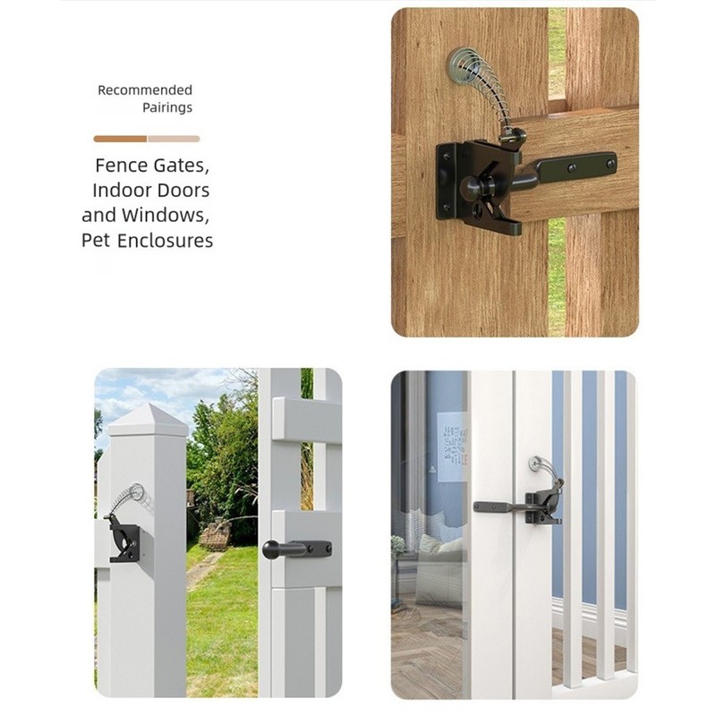 Adjustable Gate Latch Easy Design Includes Complete Components gallery
