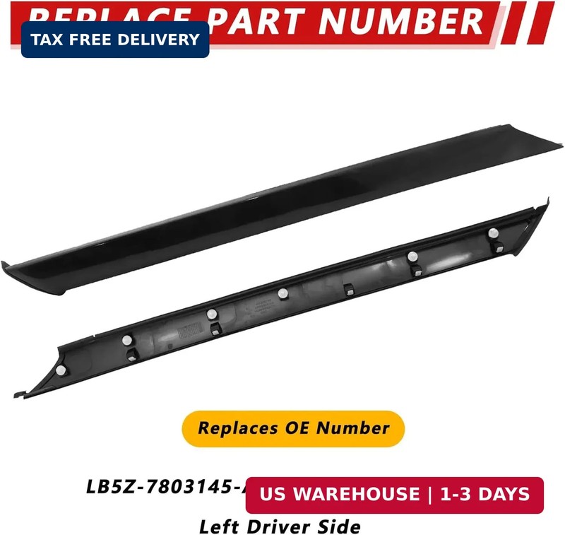 Ford Explorer Windshield A-Pillar Trim Left Driver Side 2020-2025 gallery