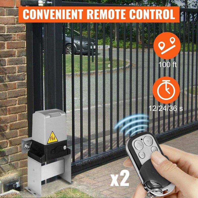 Weatherproof 3300lb Automatic Sliding Gate Opener with Infrared Sensor gallery