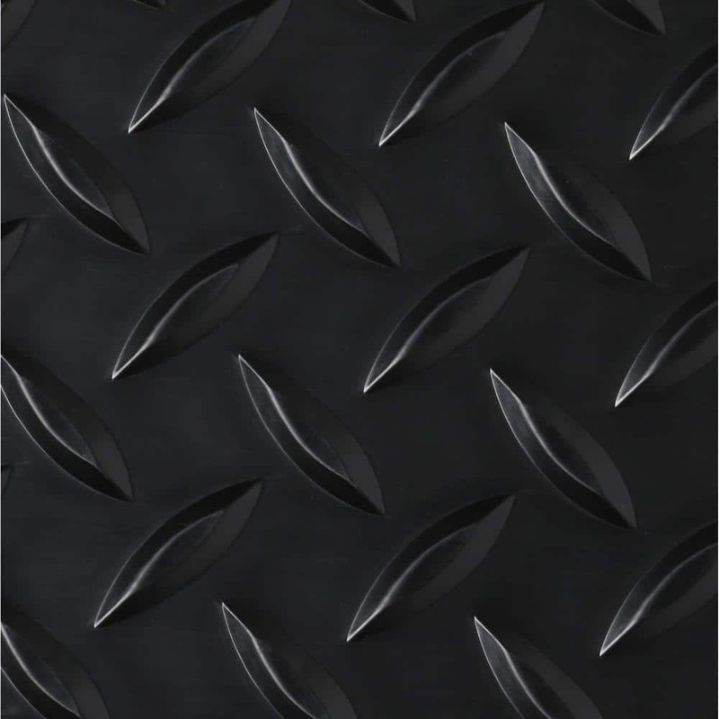 Garage RV Flooring Diamond Heavy Duty Mat Trailer Floor Covering 7.5 x 14 ft