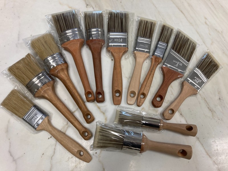 Professional Furniture Paint Brushes – Set of 12