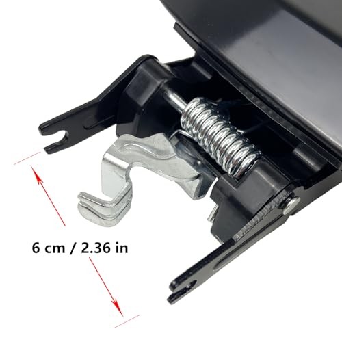 Outside Door Handle Compatible with 2005-2012 Pathfinder Rear Left Prime Black gallery