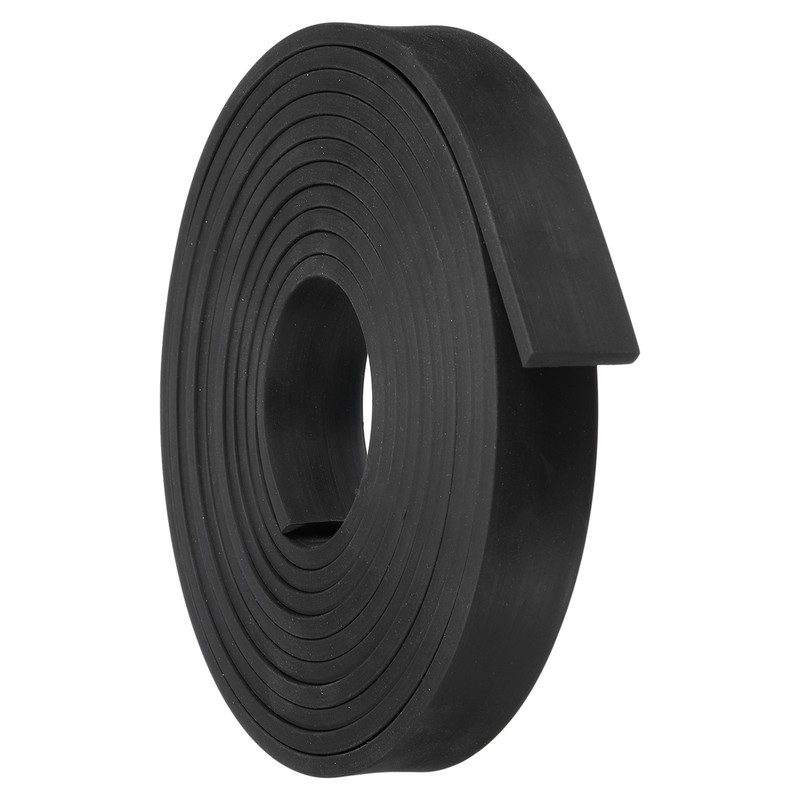 Neoprene Rubber Sheet Rolls Solid Rubber Seal Strip 3/16"T x 1"W x 11.5'L