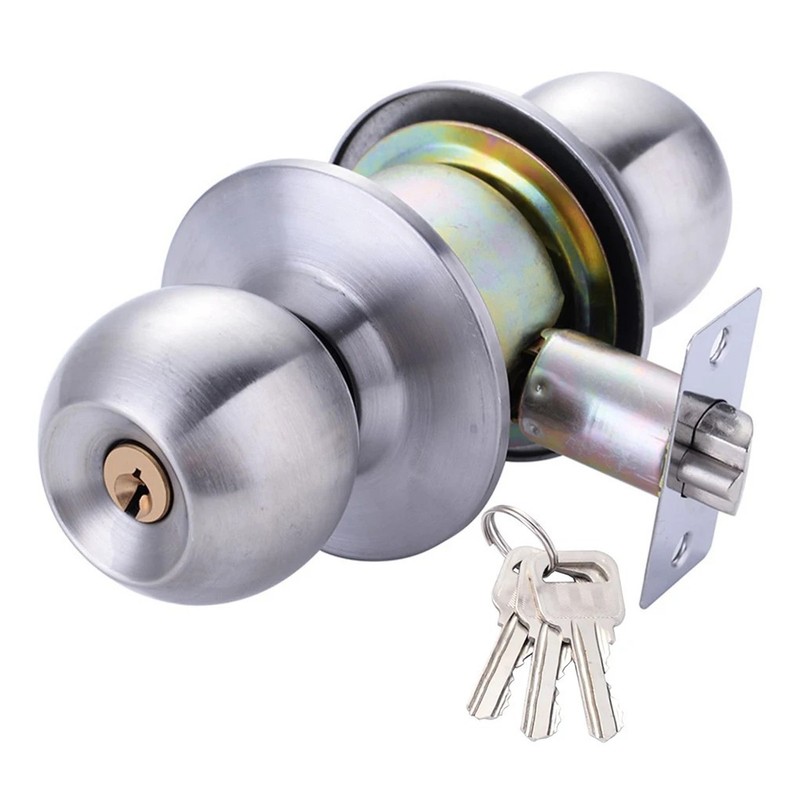 Universal Door Handle Knobs Bedroom Living Room Lock Bathroom Entrance Locks Acc